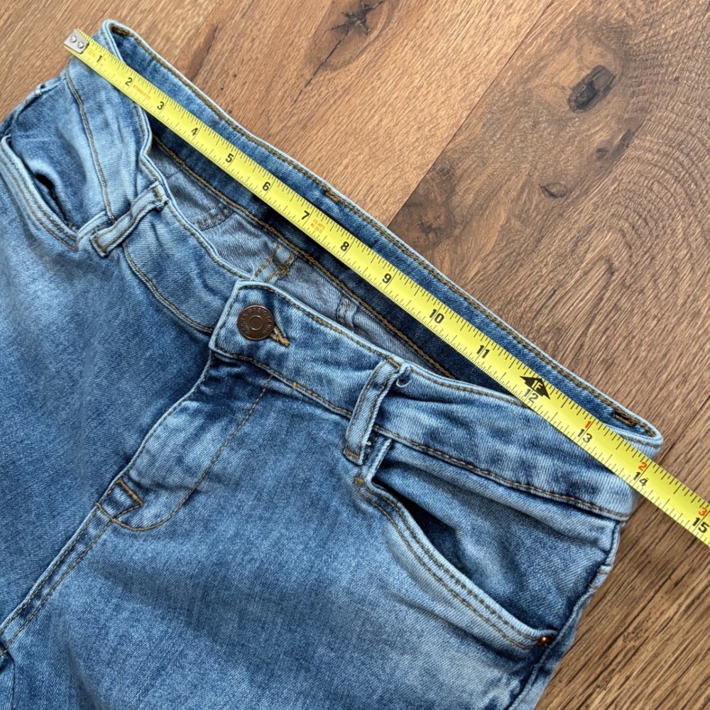 Zara Basic Z1975 Denim Womens Skinny Ankle Zip Jeans Blue Medium Wash Size 6 - Picture 5 of 9